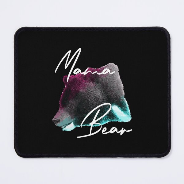 Item preview, Mama bear in holographic cool design designed and sold by PrintsyGal.