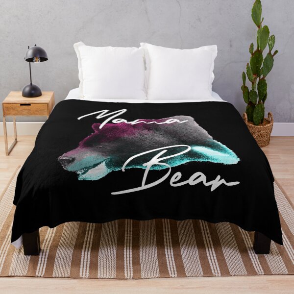 Item preview, Mama bear in holographic cool design designed and sold by PrintsyGal.