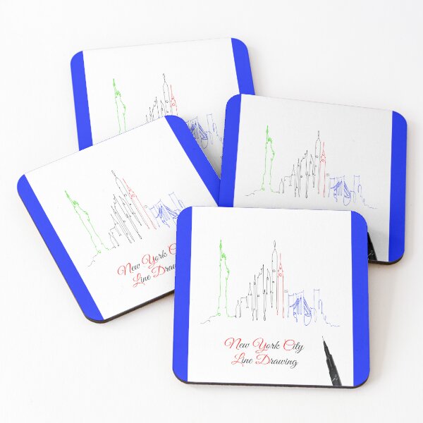 Item preview, Line drawing  - Silhouette  - New York City designed and sold by mturns57.