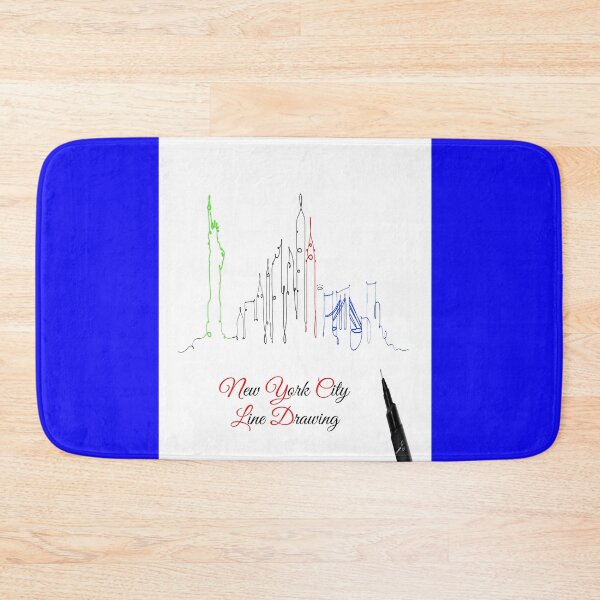 Item preview, Line drawing  - Silhouette  - New York City designed and sold by mturns57.