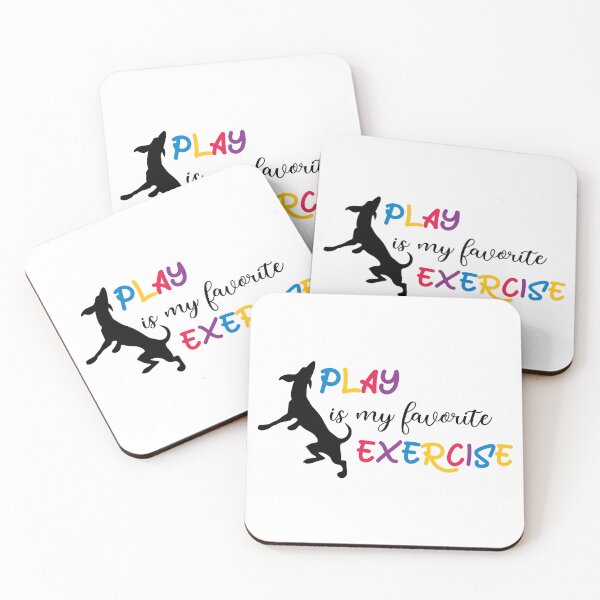 Item preview, Play Is My Favorite Exercise (black) designed and sold by OlivDesignsCo.