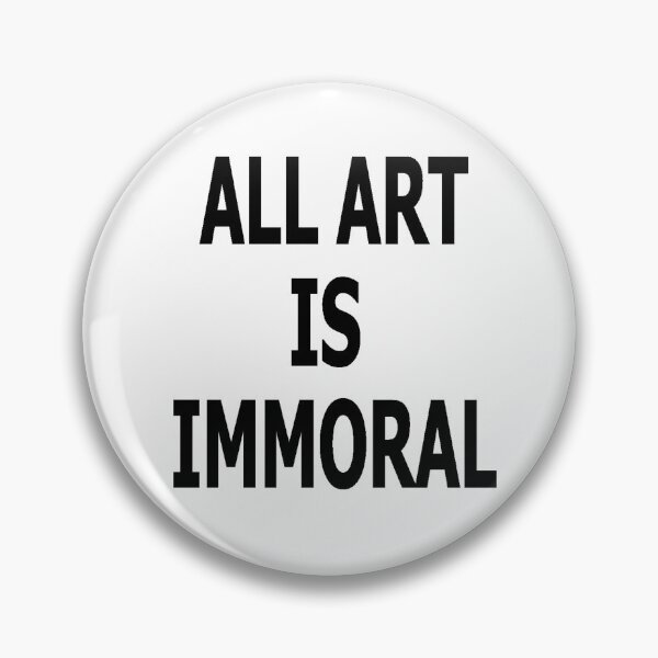Item preview, All Art is Immoral designed and sold by soia63.