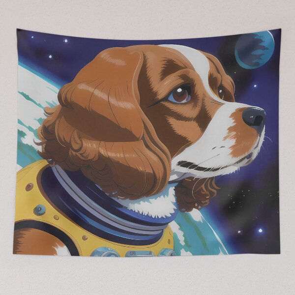 Item preview, Cocker Spaniel in Space designed and sold by jonkristian.