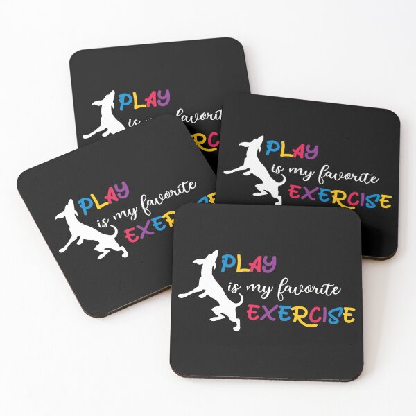Item preview, Play Is My Favorite Exercise (white) designed and sold by OlivDesignsCo.