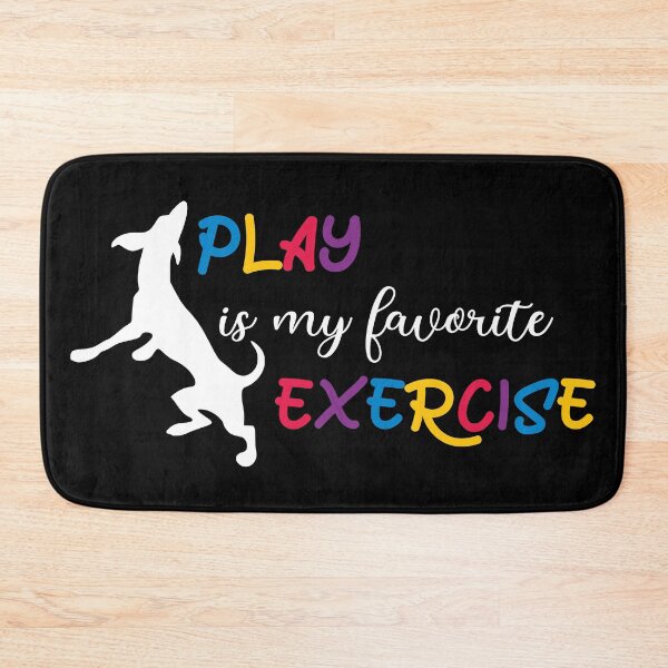 Item preview, Play Is My Favorite Exercise (white) designed and sold by OlivDesignsCo.