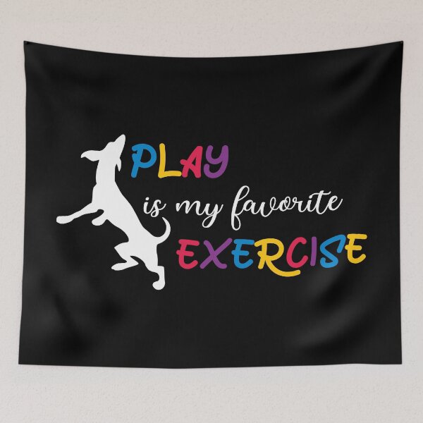Item preview, Play Is My Favorite Exercise (white) designed and sold by OlivDesignsCo.