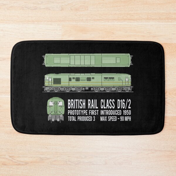 Item preview, British Rail Class D16/2 Prototype Diesel Locomotive Train Diagram Gift designed and sold by Maljonic.