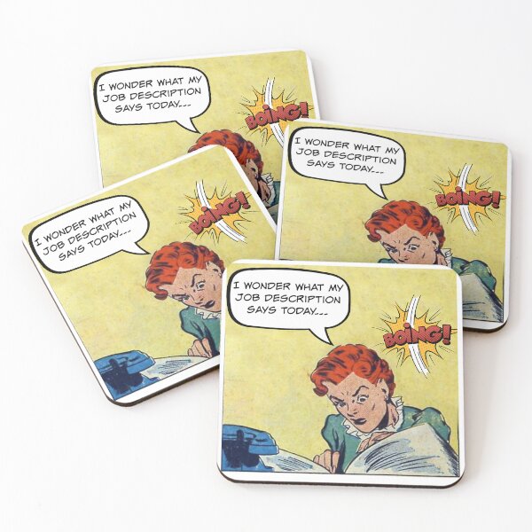 Item preview, I Wonder What My Job Description Says Today... ! Snarky Office Worker designed and sold by SSustainable.