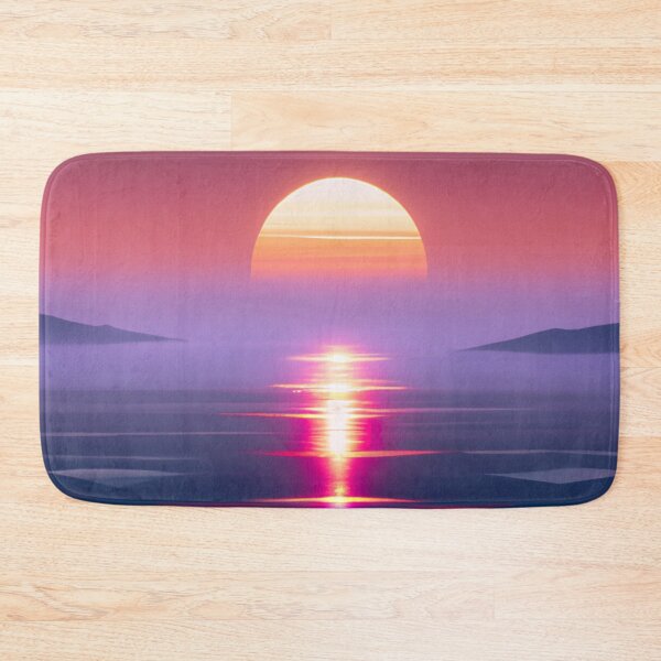 Item preview, Synthwave Sunset Above Water designed and sold by Fentier.