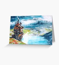 Howl's Moving Castle Greeting Card