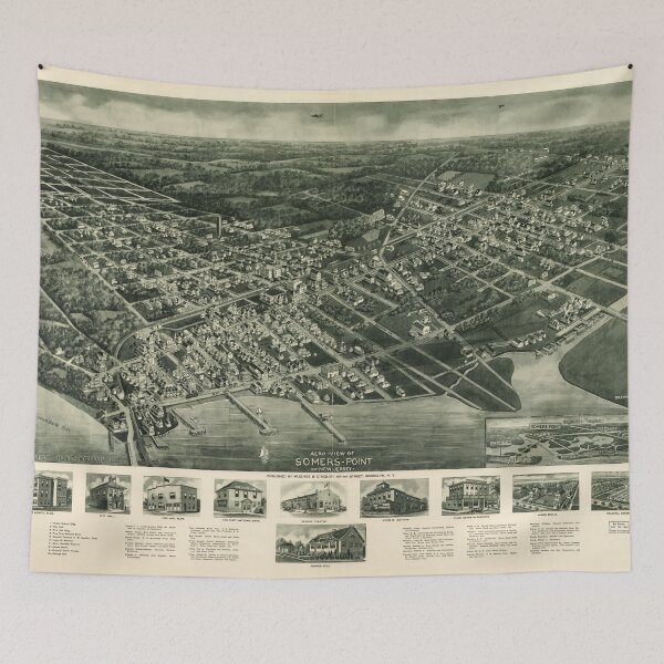 Item preview, Somers-Point, New Jersey (1925) designed and sold by allhistory.