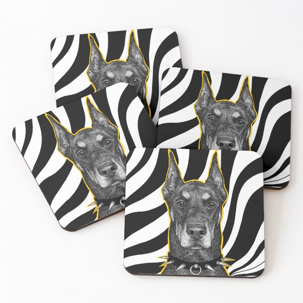 Item preview, Doberman Decorative Portrait designed and sold by Nicoleta Dabija.