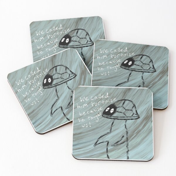 Artikelvorschau, Original Lewis Carroll Mock Turtle + Zitat (Classic Lit Paintings) entworfen und verkauft von eveyting.