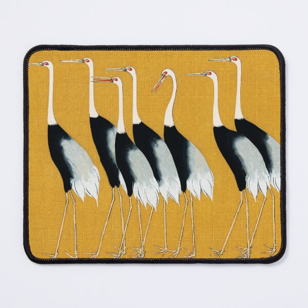 Item preview, Vintage Japanese Red Crown Cranes by Ogata Korin designed and sold by Pretty  Pixel.