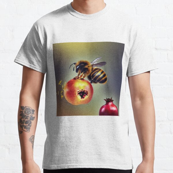 Dream caused by the Flight of a Bee around a Pomegranate a Second before Wakening up Classic T-Shirt