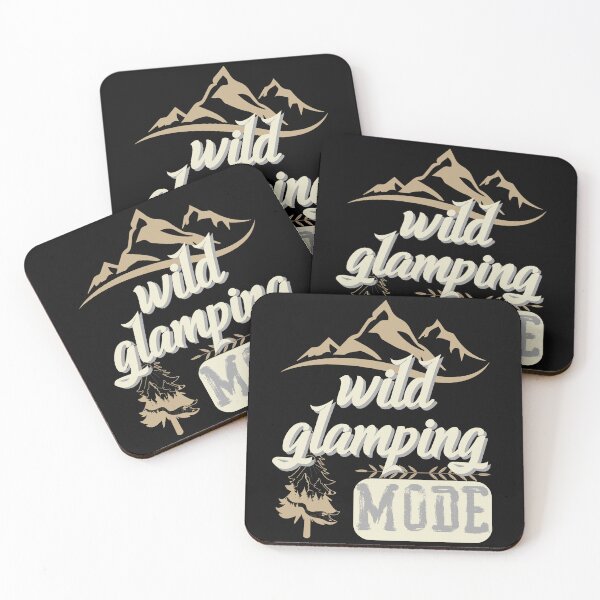 Item preview, wild glamping Mode, forest river sun inside tree pine designed and sold by movie-popcorn.