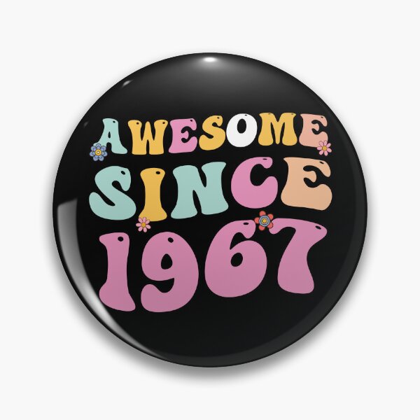 Item preview, Awesome Since 1967 birthday gifts  designed and sold by Mo Foudah.