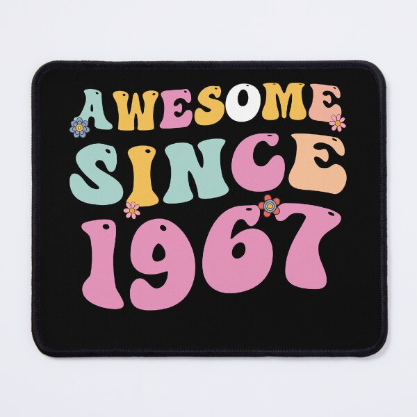 Item preview, Awesome Since 1967 birthday gifts  designed and sold by Mo Foudah.