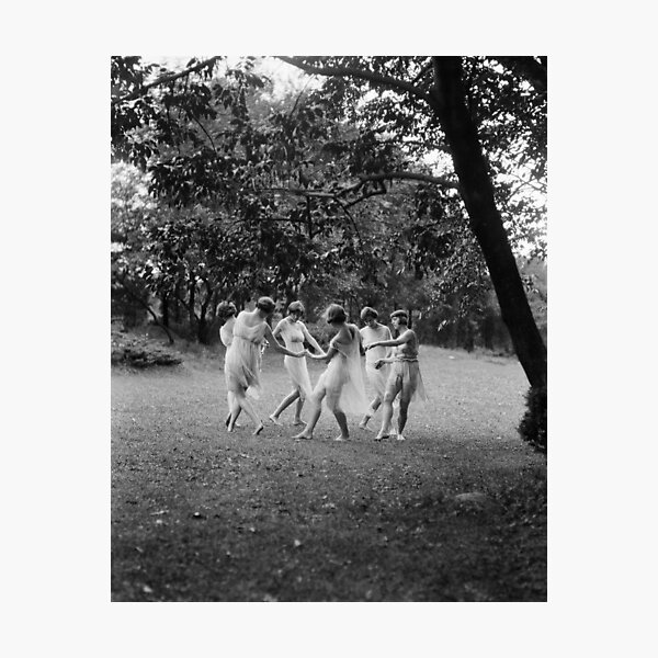 Item preview, Dancing Circle of Women, 1915 designed and sold by World Vintage Photos.