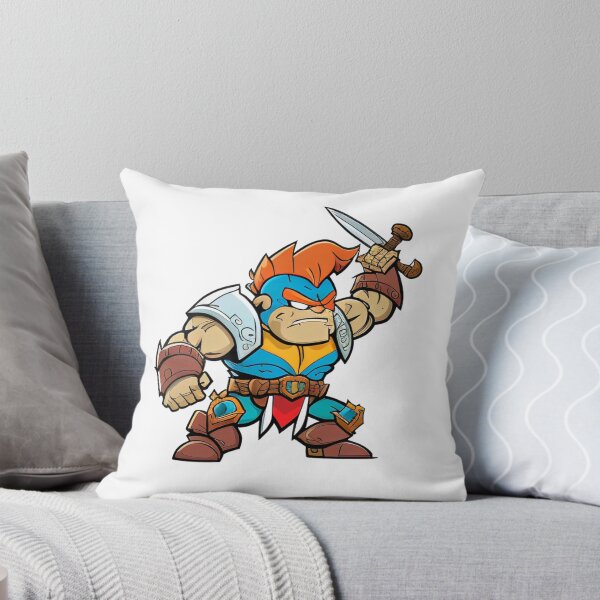 Aperçu de l'œuvre Personnage de guerrier de dessin animé T-shirt classique créée et vendue par blacedesigns.