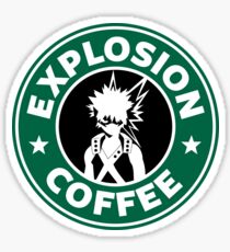 Explosionskaffee (Bakugo) Sticker