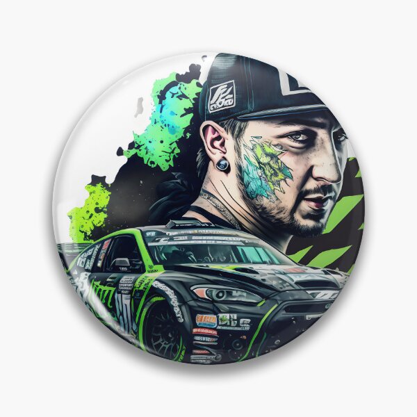 Item preview, Ken Block Logo Inspired Sticker Tribute designed and sold by IngeniousPrint.