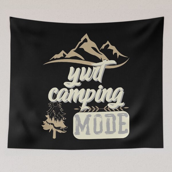 Item preview, yurt camping Mode, forest river sun inside tree pine designed and sold by movie-popcorn.