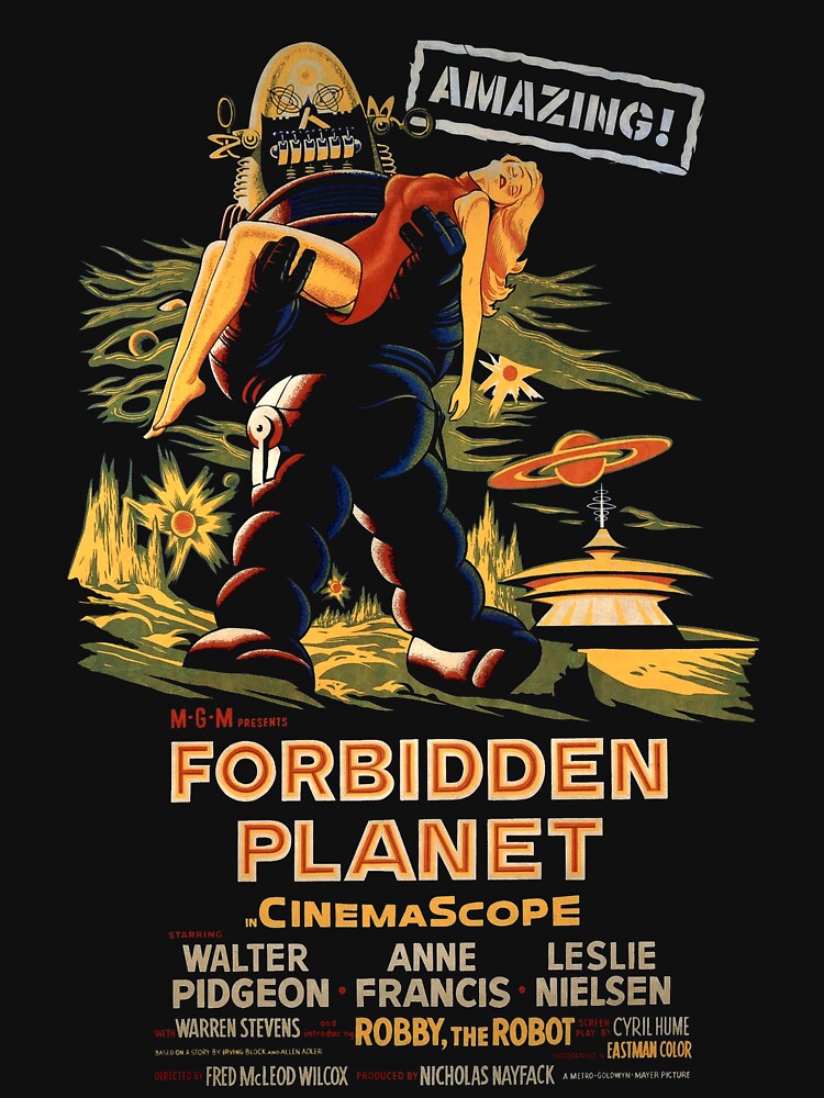 Forbidden Planet Poster by UnconArt
