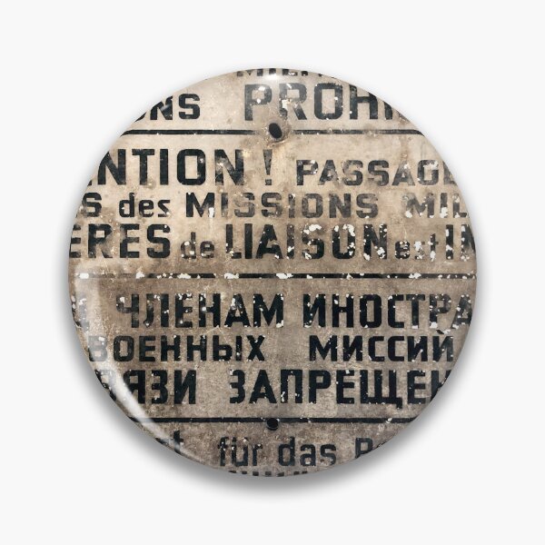 Item preview, Cold War Checkpoint Notice designed and sold by How67.