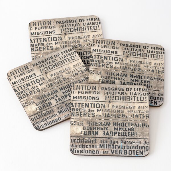 Item preview, Cold War Checkpoint Notice designed and sold by How67.