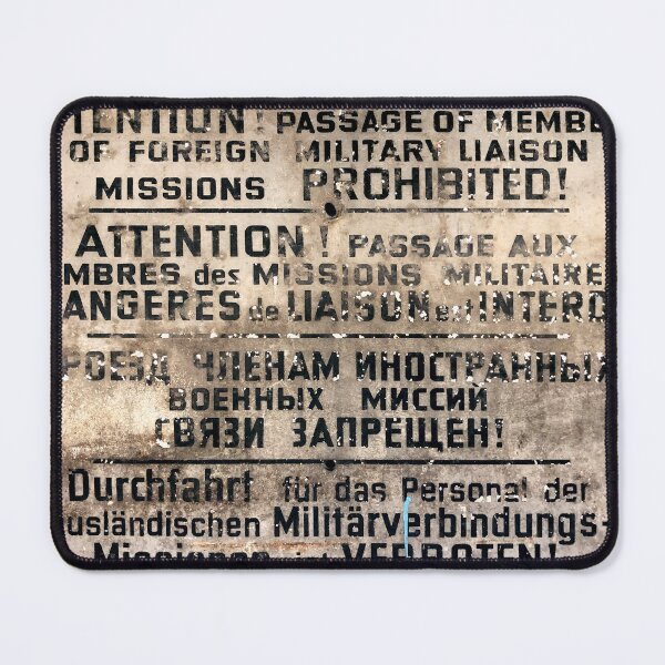 Item preview, Cold War Checkpoint Notice designed and sold by How67.