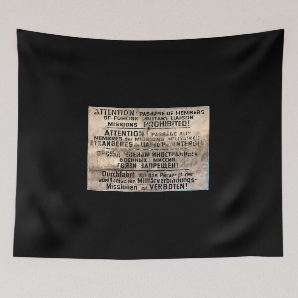 Item preview, Cold War Checkpoint Notice designed and sold by How67.