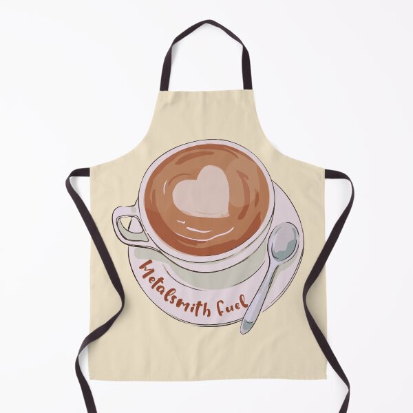 Item preview, Coffee lover heart latte metalsmith fuel cute cup designed and sold by MetalicBabe.