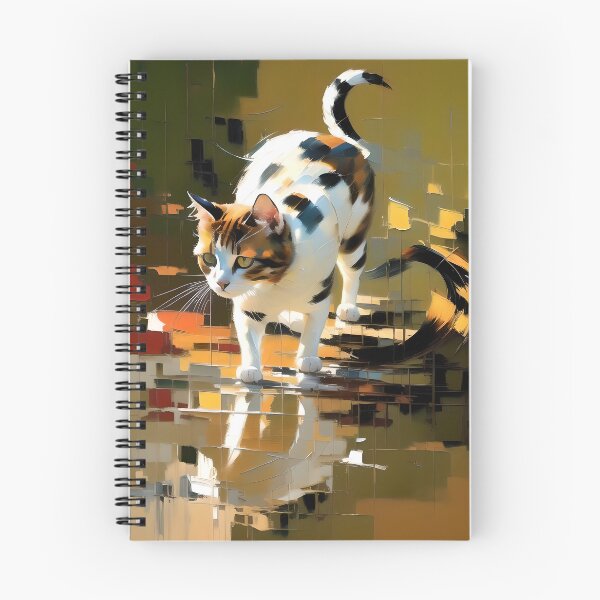 Item preview, Feline Curiosity: A Painting of My Inquisitive Cat designed and sold by KH-GardenEden.