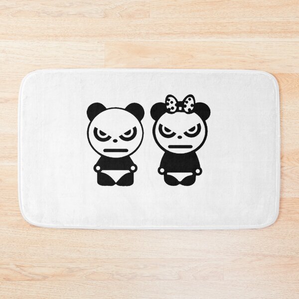 Item preview, Angry panda couple designed and sold by redDottyDesign.