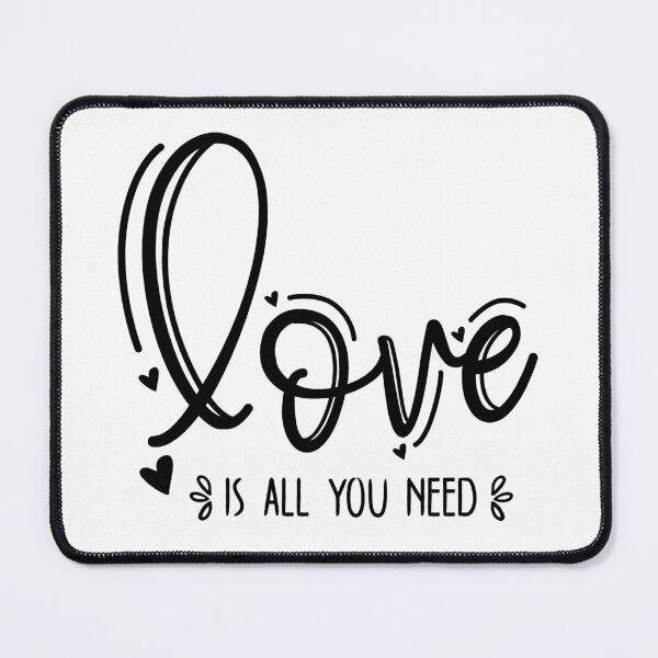 Artikelvorschau, Love is all you need, handwriting, Handschrift, liebe, Herz, Linien entworfen und verkauft von SnorbelDesign.