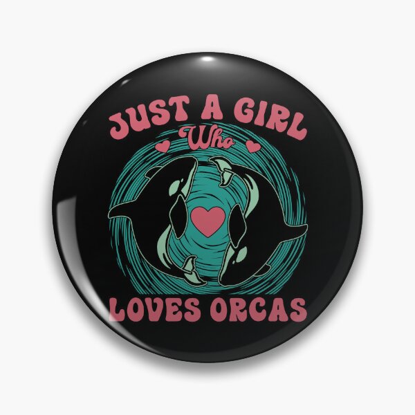 Item preview, Just A Girl Who Loves Orcas  designed and sold by Mo Foudah.