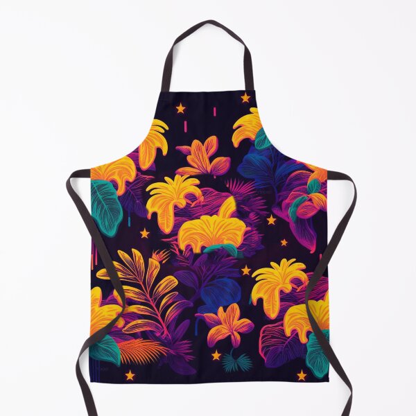 Aperçu de l'œuvre Beauté fluo motif imprimé tropical #1 créée et vendue par FunArt4You.