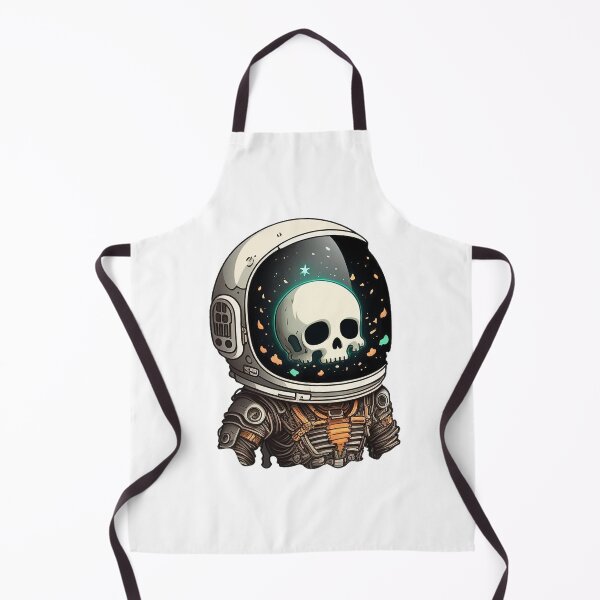 Item preview, Astronaut Skul in Spacesuit, Sticker designed and sold by SkullandKitten.