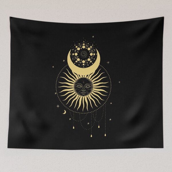 Item preview, Moon Phase And Sign - Boho Moon phase designed and sold by ImagesDesigns.