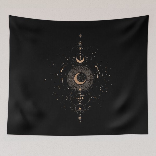 Item preview,  Moon Phase And Sign - Boho Moon phase designed and sold by ImagesDesigns.