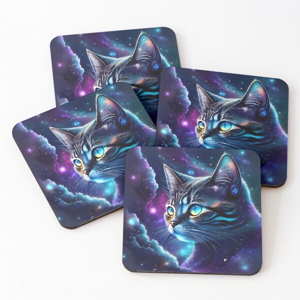 Item preview, Space Cat - Modern Digital Art designed and sold by Ai-michiart.