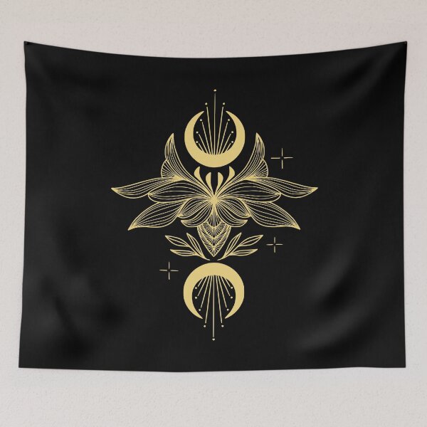 Item preview, Moon Phase And Sign - Boho Moon phase designed and sold by ImagesDesigns.
