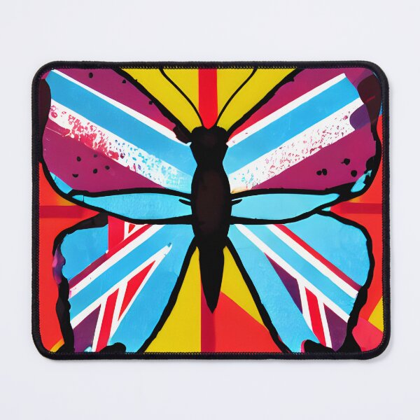 Item preview, Union Jack Butterfly AI Art designed and sold by Artiface.