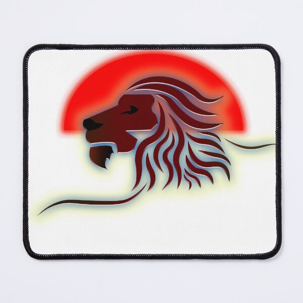 Item preview, A red lion awake at sunset designed and sold by Bigrow.