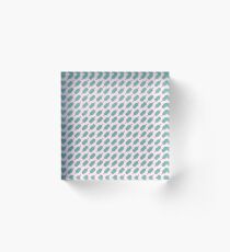 Succulent Pop Acrylic Block