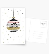 Happy New Year Postcards