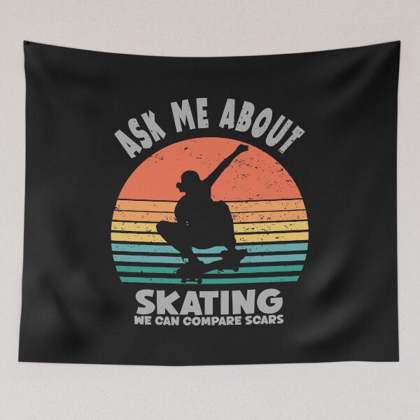 Item preview, Retro sunset skateboarder design  designed and sold by TipTopTapo.
