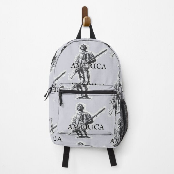 Item preview, "AMERICA" with an image of a Minuteman Soldier designed and sold by AmericaFreedom.