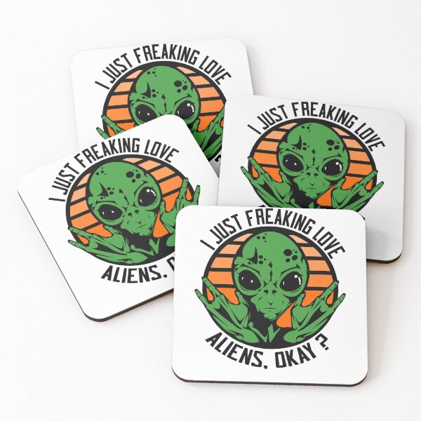 Item preview, I Just Freaking Love Aliens, Okay ! designed and sold by Vendetta-art.